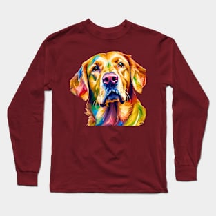 Pop-Art Labrador Retriever Impressionism Long Sleeve T-Shirt